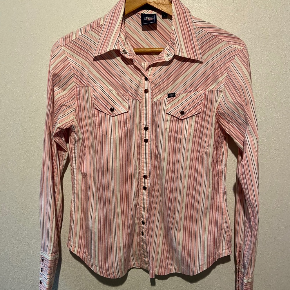 Cruel Girl pearl snap women’s western shirt